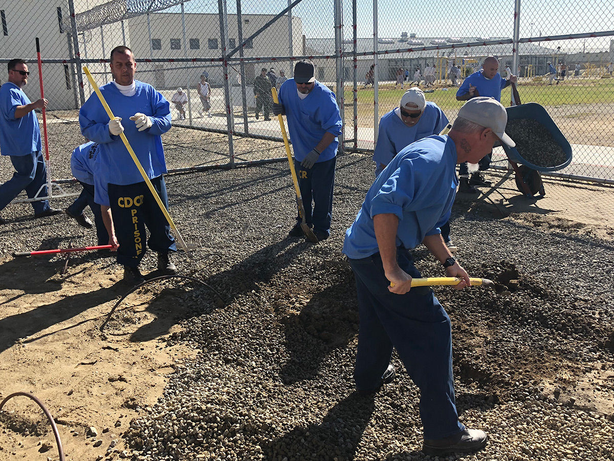 Avenal State Prison garden